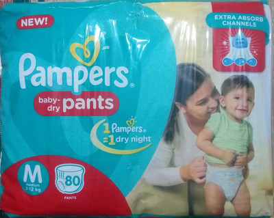 

Pampers Baby Dry Pants - M(80 Pieces)
