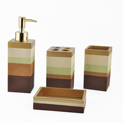 

Shresmo Polyresin Bathroom Set(Pack of 4)