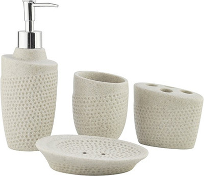 

Shresmo Polyresin Bathroom Set(Pack of 4)
