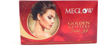 

MEGLOW GOLD FACIAL KIT 85 g(Set of 4)