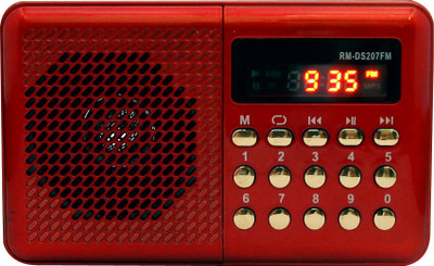 

Yuvan Rock Music RM-DS207 USB/ SD Player With FM Radio(Red)