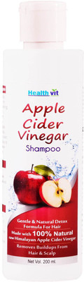 

HealthVit Apple cider vinegar shampoo 200ml infused natual apple cider vinegar(200 ml)