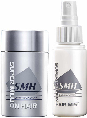 

Super Million Hair 1 Fibers & 1 Hard Mist No.1 Black Extreme Hold Hair Volumizer All Hair Type(10 g)