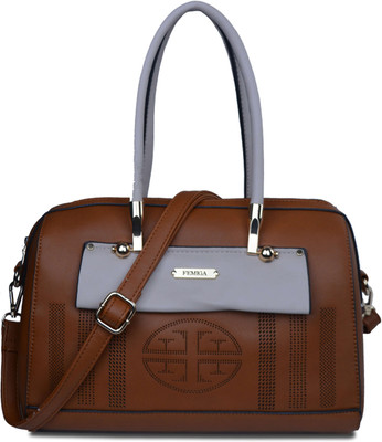 

Femiga Hand-held Bag(Brown)