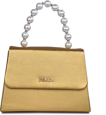 

Femiga Hand-held Bag(Gold)