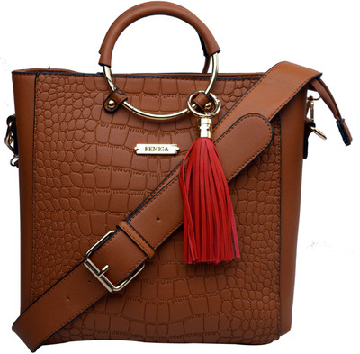 

Femiga Hand-held Bag(Brown)