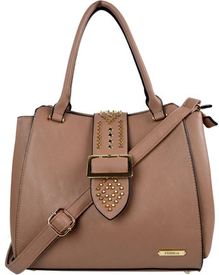 

Femiga Hand-held Bag(Brown)
