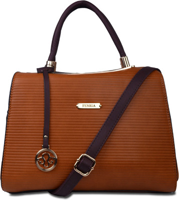 

Femiga Hand-held Bag(Brown)