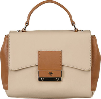 

Ilex London Hand-held Bag(Beige, Tan)