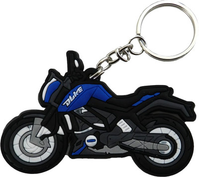 GCT KTM Duke Bike Logo Blue Black Synthetic Rubber Design-2 Key Chain available at flipkart for Rs.161
