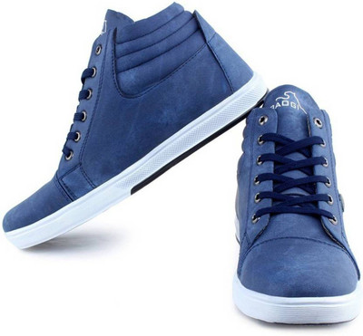 

U2Shoes Boys Velcro Sneakers(Light Blue, Blueee