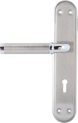 

Shaks Traders 8" Stainless Steel Mortice Handleset With 4 Lever Lock & 2 Key Stainless Steel Door Pull(Silver Pack of 1)
