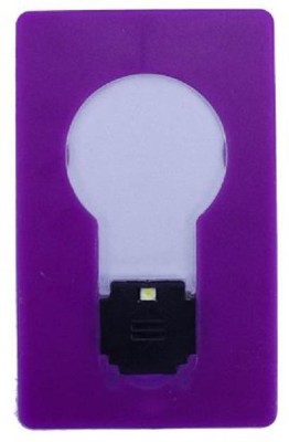 

VibeX ™ Wallet Purse Pocket Credit Card Portable LED Night Light Lamp Bulbs LED Lantern(Purple)