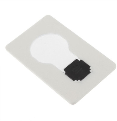 

VibeX ® Pocket LED Lamp Mini LED Folding Card Put in Wallet LED Lantern(White)