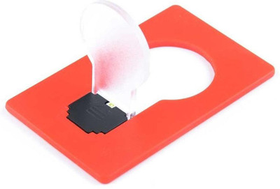 

VibeX ™ Camping Outdoor Survival LED credit Card Light Pocket Card Light put in Purse Wallet LED Lantern(Red)