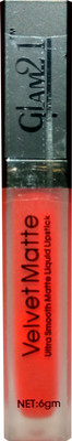 

Glam 21 Velvet Matte Me Lipstick(Hot Red)