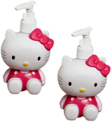 

FullHouz Liquid Soap Dispenser :Hello Kitty2 200 ml Shampoo, Lotion, Gel, Soap Dispenser