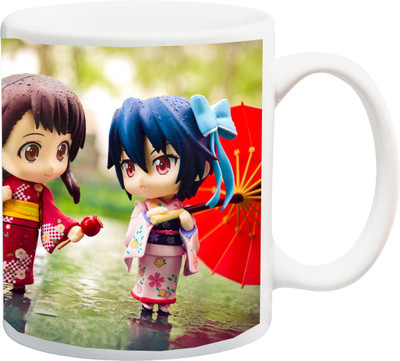

Stylotrendz Cutest Couple Gift for Boyfriend/Girlfriend Ceramic Mug(325 ml), Multicolor
