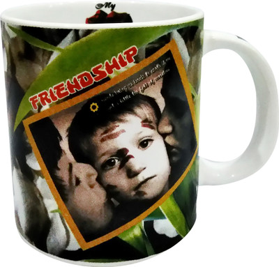 

Neet's Creations CM013 Bone China Mug(350 ml), Multicolor