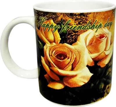 

Neet's Creations CM015 Bone China Mug(350 ml), Multicolor