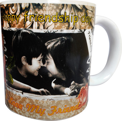 

Neet's Creations CM008 Bone China Mug(350 ml), Multicolor