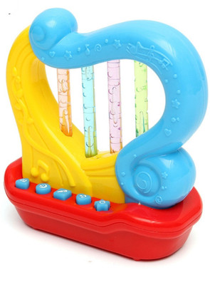 

TALKING GANESHA Infant Mini Magic Funny Harp with LED lights & Music Educational Children Toys Learning Developmental(Multicolor)