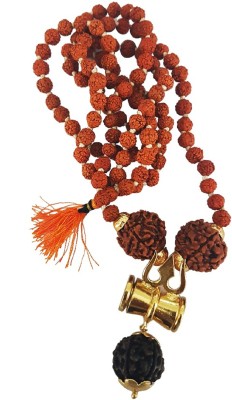 FULLY Best Quality Nepal bead kantha Mala / japa Mala / Rudraksha Trishul Mala For Men Beads Metal, Wood Necklace