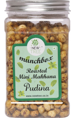 

New Tree Roasted Mini Makhana Pudina Assorted Nuts(150 g, Plastic Bottle)
