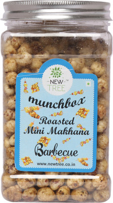 

New Tree Roasted Mini Makhana Bar Be Que Assorted Nuts(150 g, Plastic Bottle)