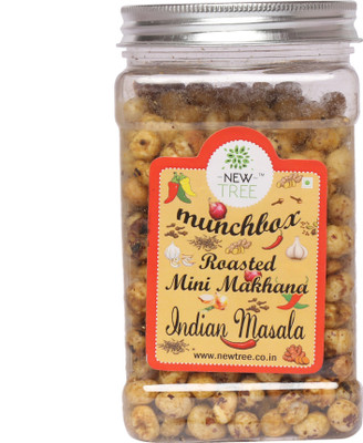 

New Tree Roasted Mini Makhana Indian Masala Assorted Nuts(150 g, Plastic Bottle)