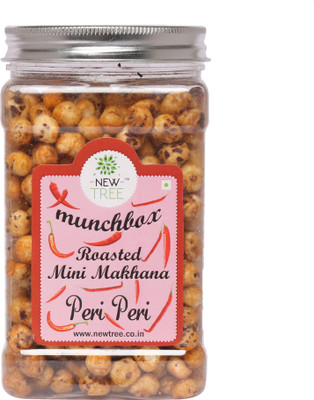 

New Tree Roasted Mini Makhana Peri Peri Assorted Nuts(150 g, Plastic Bottle)