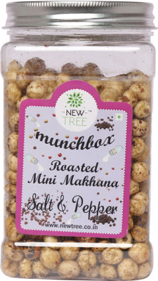 

New Tree Roasted Mini Makhana Salt & Pepper Assorted Nuts(150 g, Plastic Bottle)
