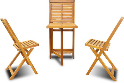 

Auspicious Home Oil, Teak Color Solid Wood Table & Chair Set(Finish Color - Oil, Teak Color)
