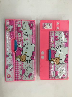 

BAOER Hello kitty Multi Art Plastic Pencil Box(Set of 1, Pink)