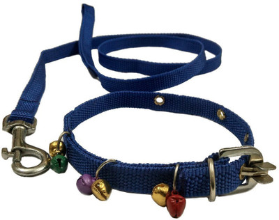 

Sollar's Puppy Dog & Cat Collar & Leash(, Blue