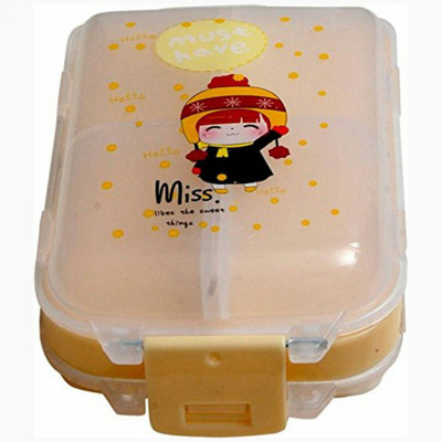 

NK-STORE 7 Day Multipurpose Small Storage box for pills, medicine, jewellery, bottons Pill Box(Multicolor)
