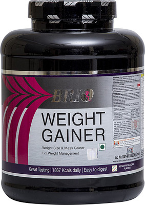 

Brio Weight Gainer Weight Gainers/Mass Gainers(3 kg, Kesar pista Badam)