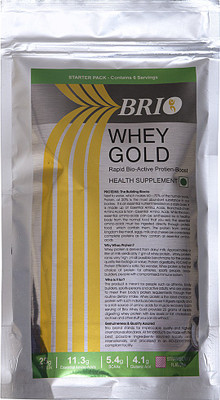 

Brio Whey Gold Starter Pack Whey Protein(200 g, Strawberry)