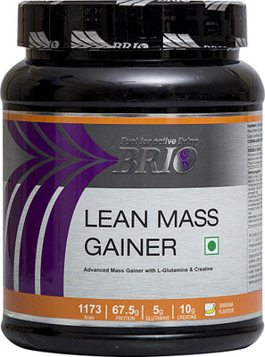 

Brio Mass Gainer Weight Gainers/Mass Gainers(500 g, Banana)