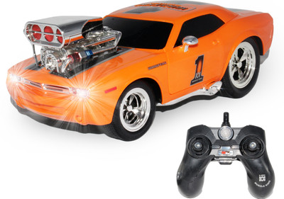 

Smiles Creation ™1:16 Scale Remote Control Speed Car Light and Sound Toy for Kids(Orange)