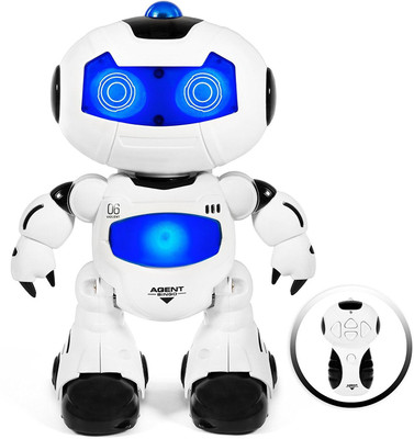 

Prefun Agent Bingo Remote Control Walking Robot with Lights And Music(Multicolour)(Multicolor)