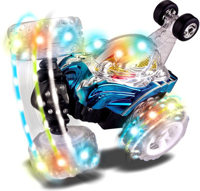 

Funny Teddy Remote control Acrobatic Stunt Car electronic toy with LED Lights and Music - Random Colors(Random)