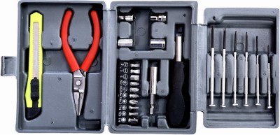 

Champion Handy Household Repair Fix Kit Toolbox Case Combination Screwdriver Set(Pack of 25), Multicolor