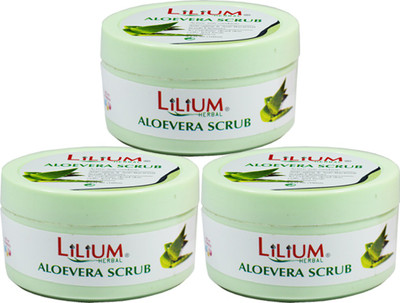 

LILIUM Aloe Vera Scrub 100ml Pack of 3 Scrub(100 ml)