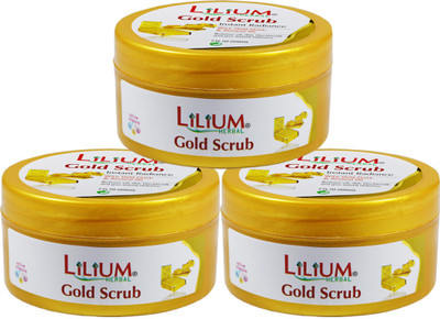 

LILIUM Gold Scrub 200ml Pack of 3 Scrub(200 ml)