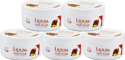 

LILIUM Fruit Scrub 100ml Pack of 5 Scrub(100 ml)
