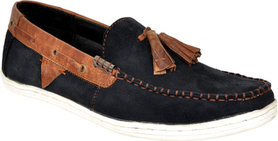 Red Arrow Loafers For Men(Black