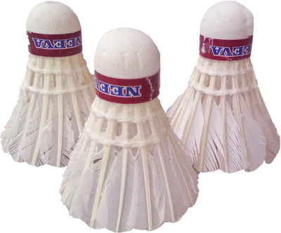 

NEEVA n65 Nylon Shuttle - White(Slow, 75, Pack of 10)