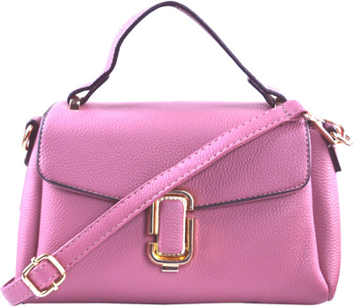

Femiga Women Casual Pink PU Sling Bag