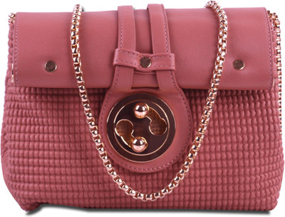 

Femiga Women Casual Tan PU Sling Bag